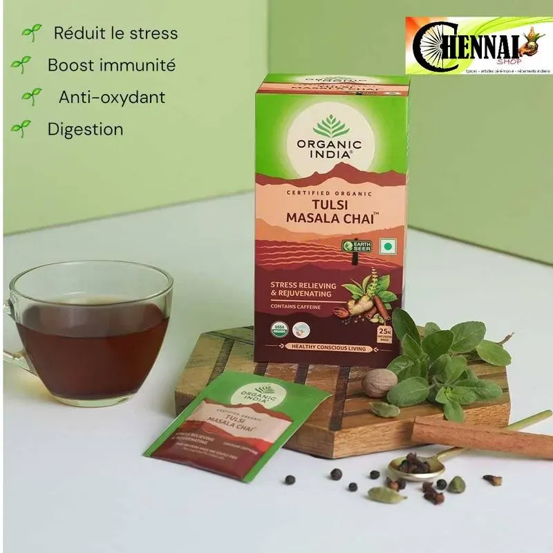 Organic India Tulsi Masala Chai Bio 25 sachets