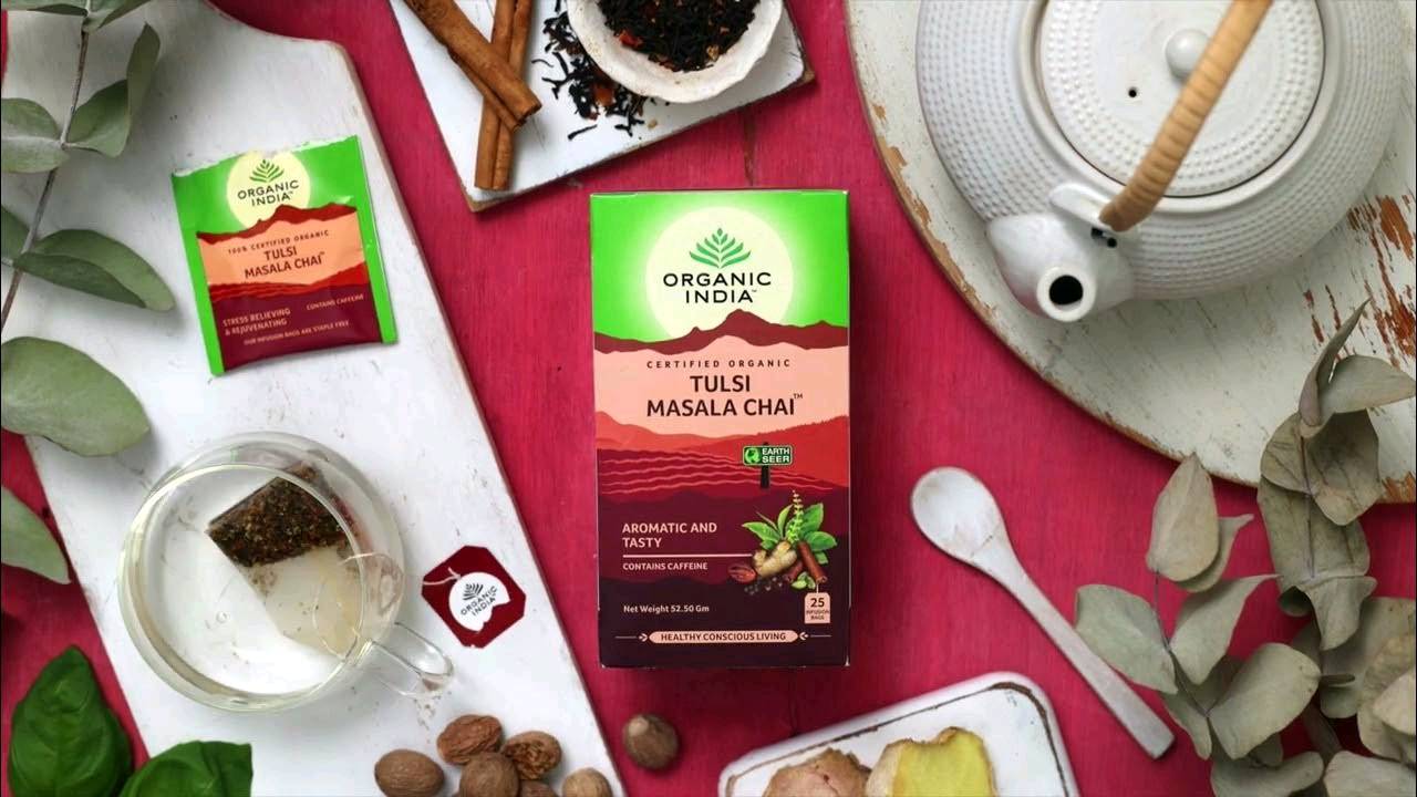 Organic India Tulsi Masala Chai Bio 25 sachets — visuel 2