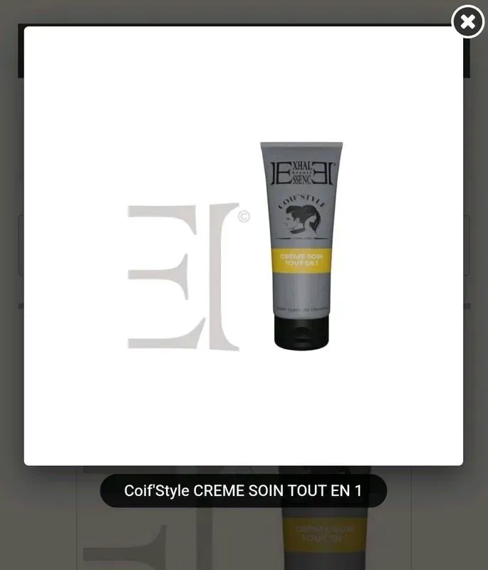 Crème Soin Tout-en-1 Coif'Style - Réparateur et Coiffant