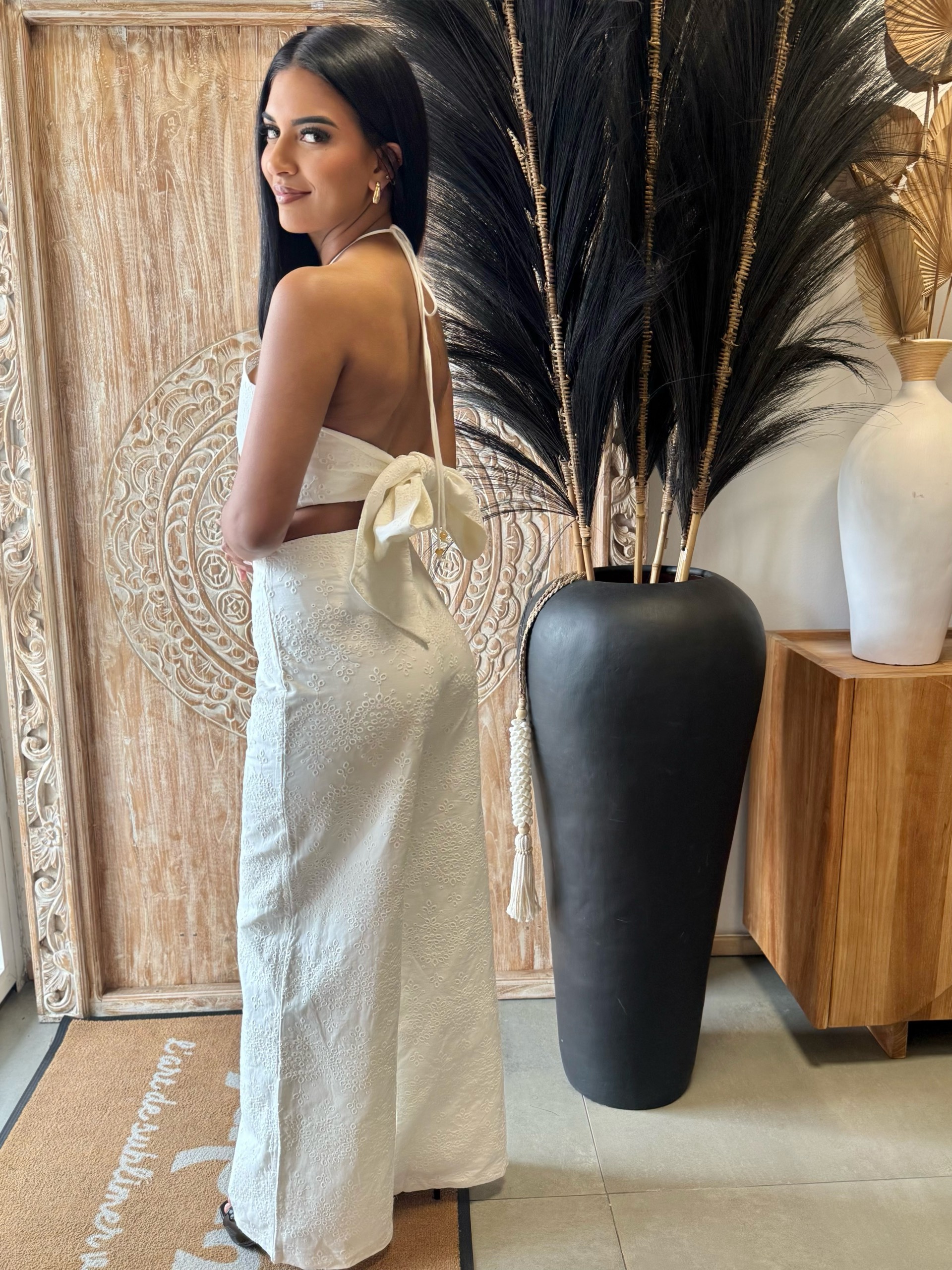 Ensemble pantalon broderie anglaise  — visuel 2