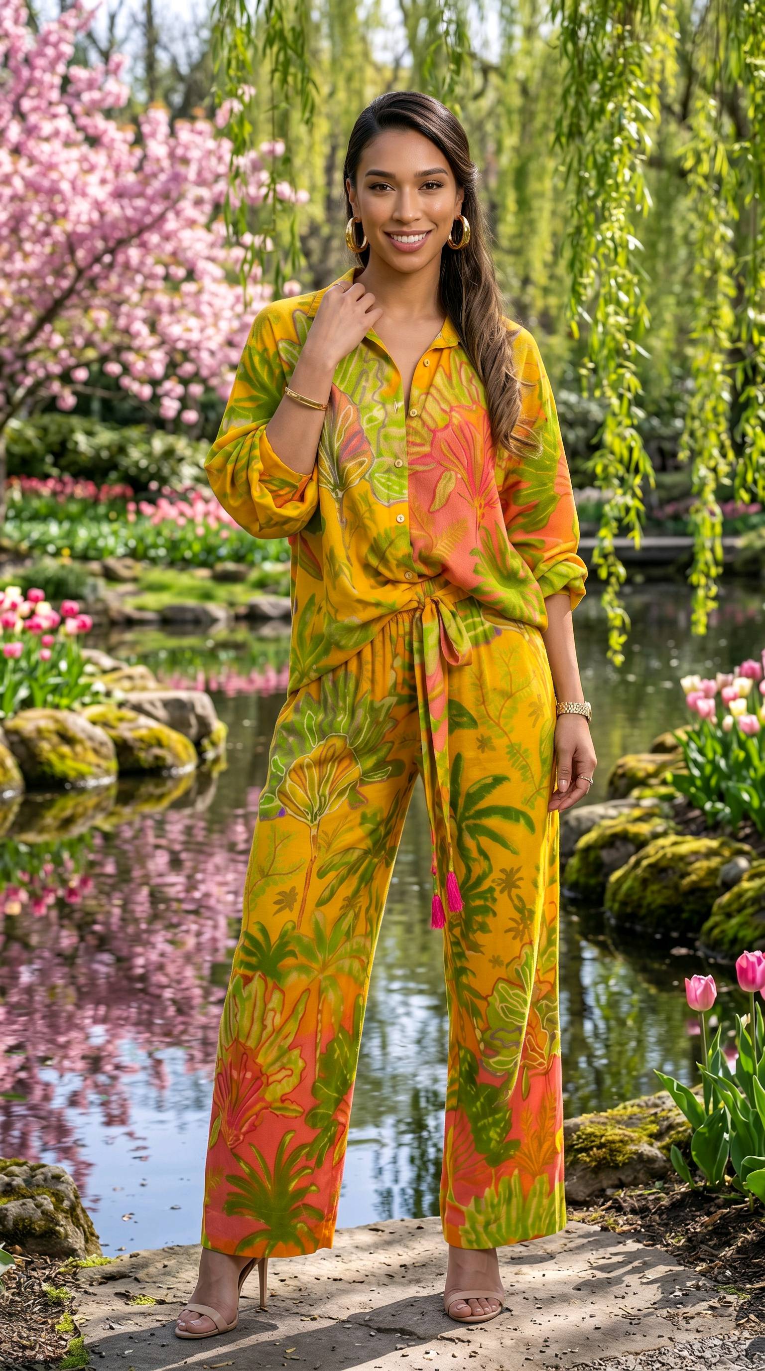 Ensemble pantalon "FLORENCE" 🏵  — visuel 2