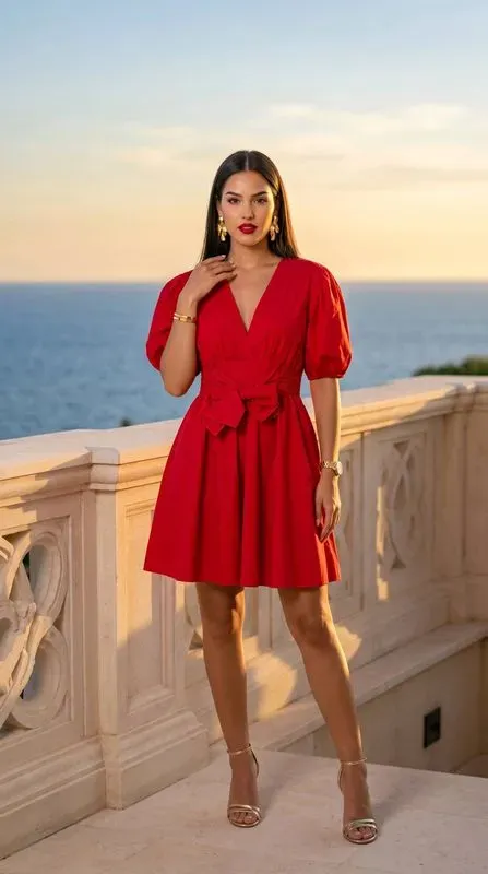 ROBE COURTE "VALENTINA" — visuel 11