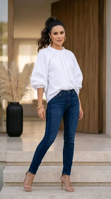 Blouse "SOLINE" 🎀 — visuel 2