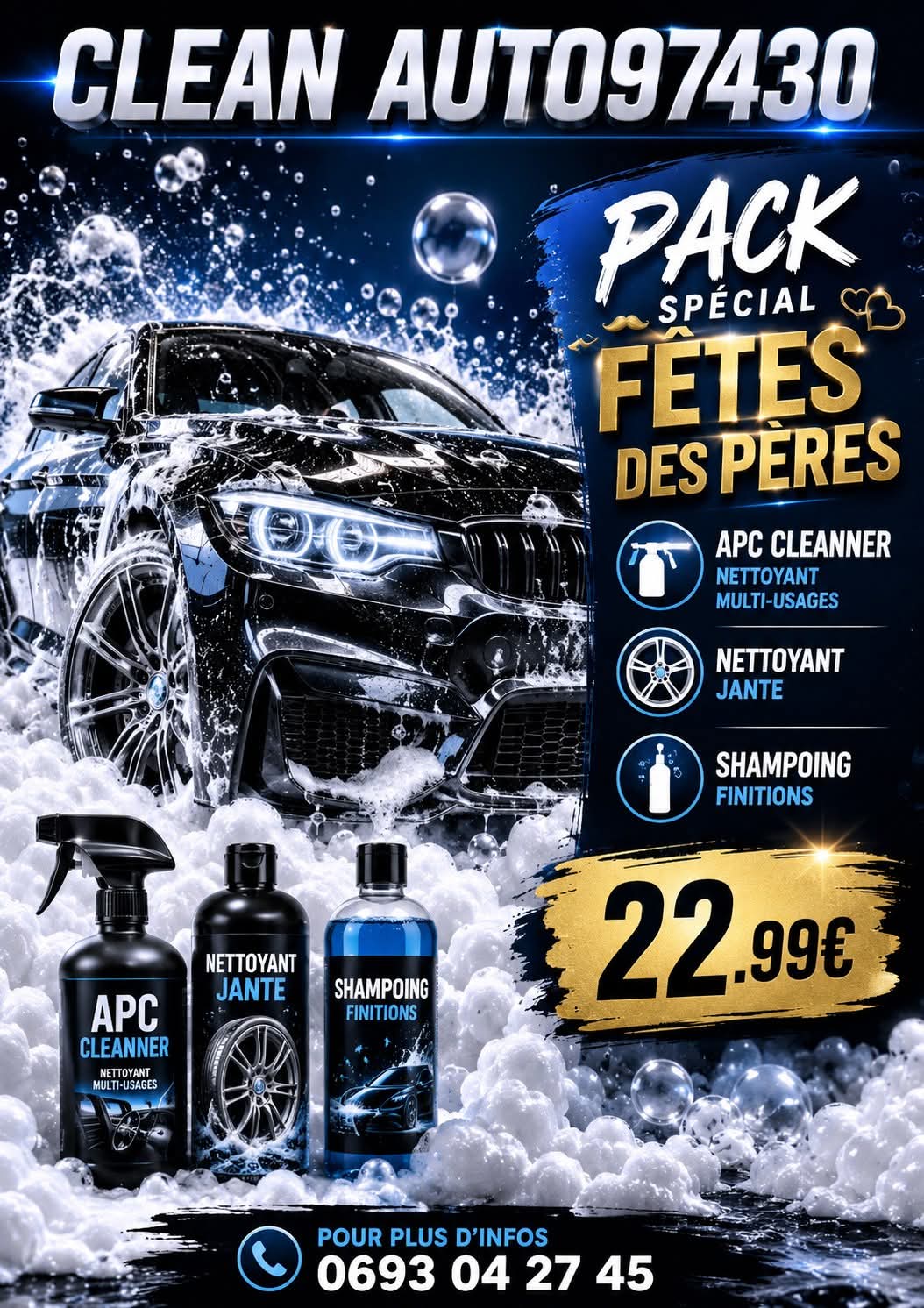 pack nettoyage fêtes des pères 