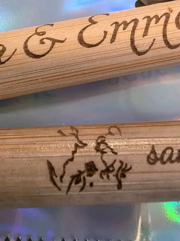 stylos en bambous gravés  — visuel 2