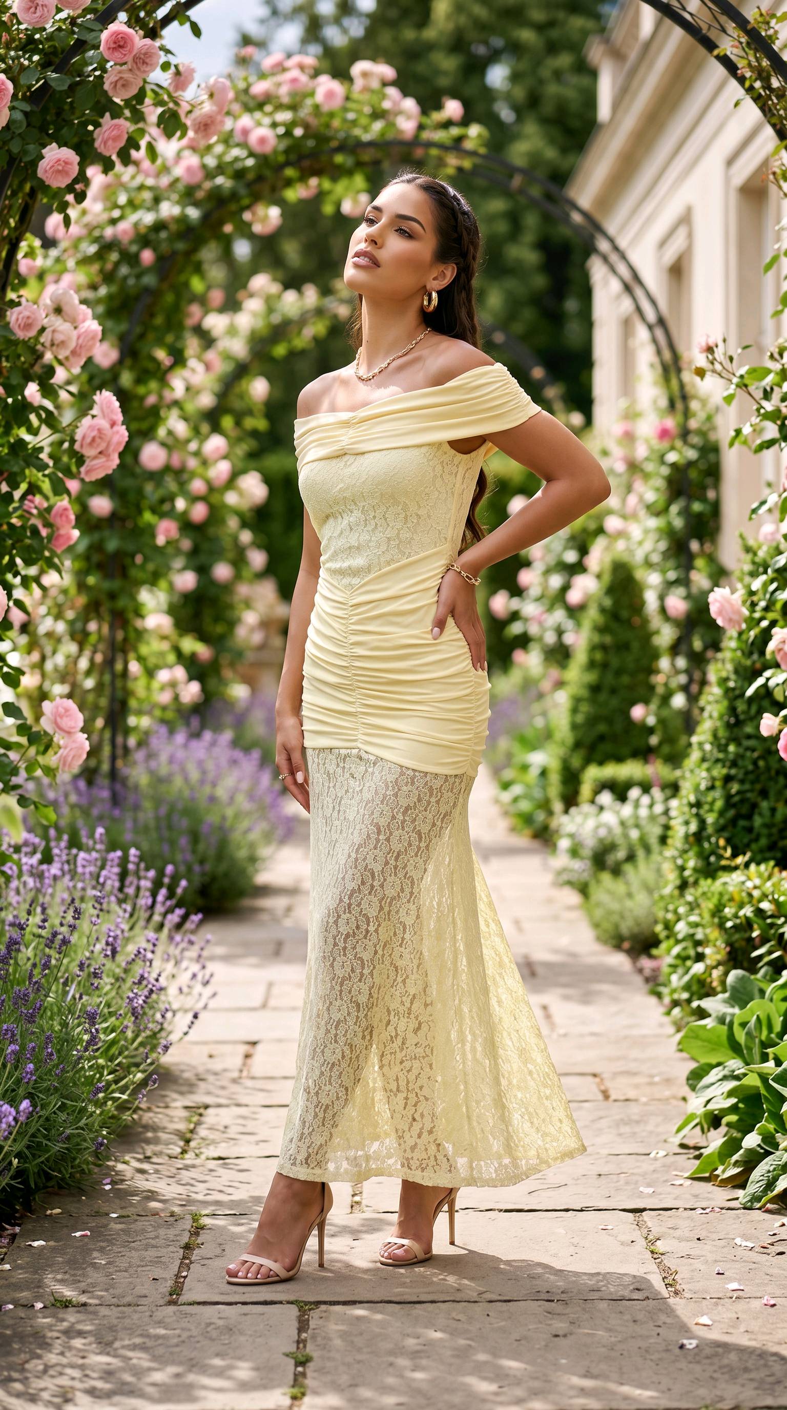 Robe en dentelle "Emily" — visuel 2