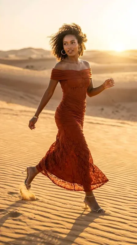 Robe en dentelle "Emily" — visuel 5