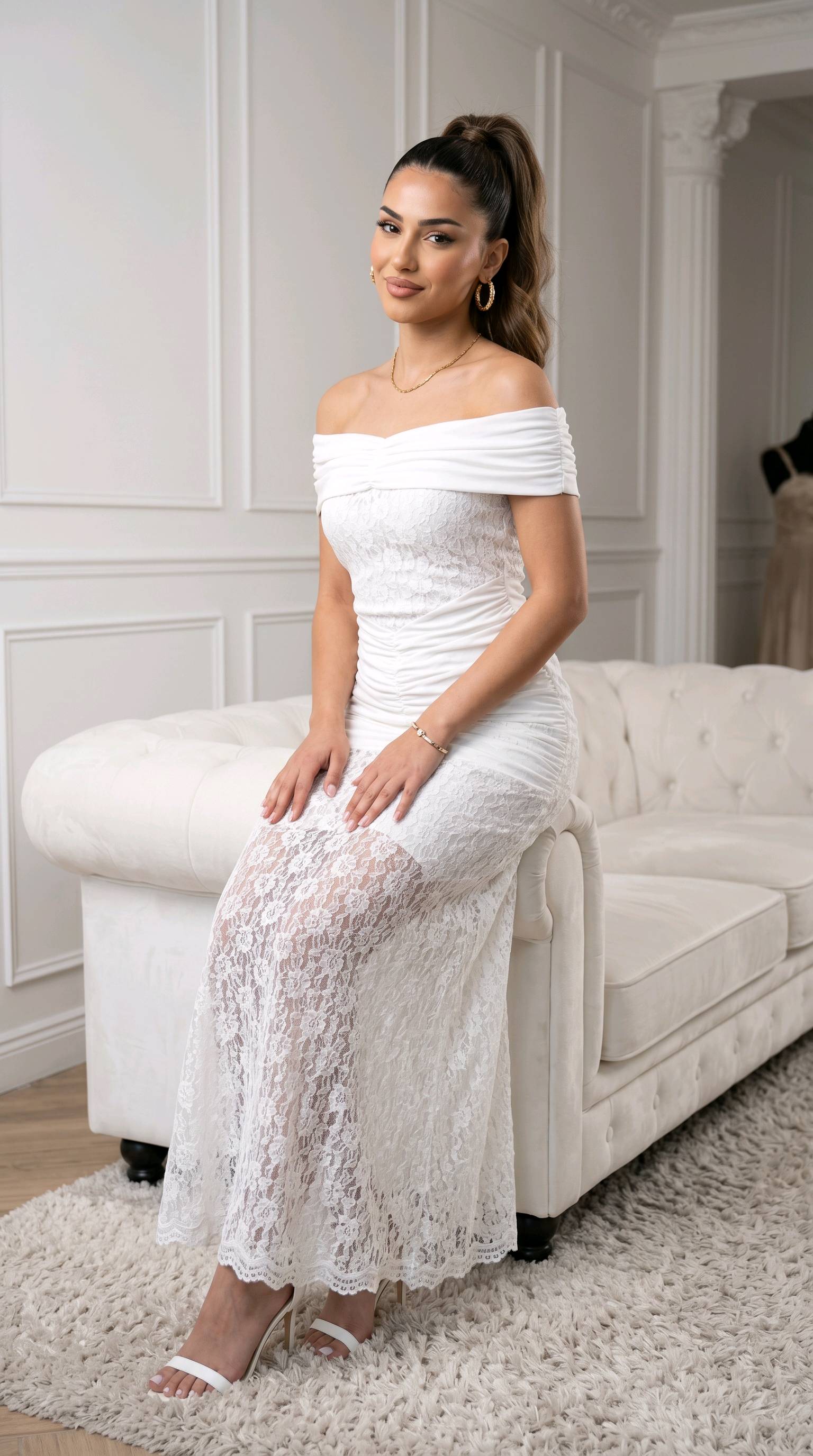 Robe en dentelle "Emily" — visuel 3