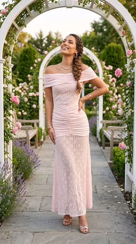 Robe en dentelle "Emily"