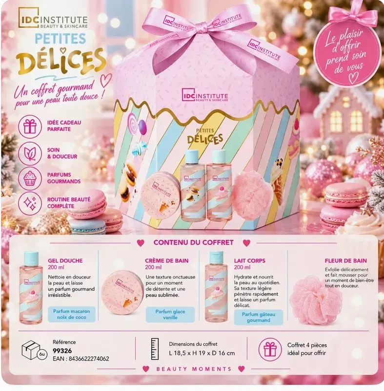 Coffret Beauté Petites Délices - Soin Gourmand 4 Pièces