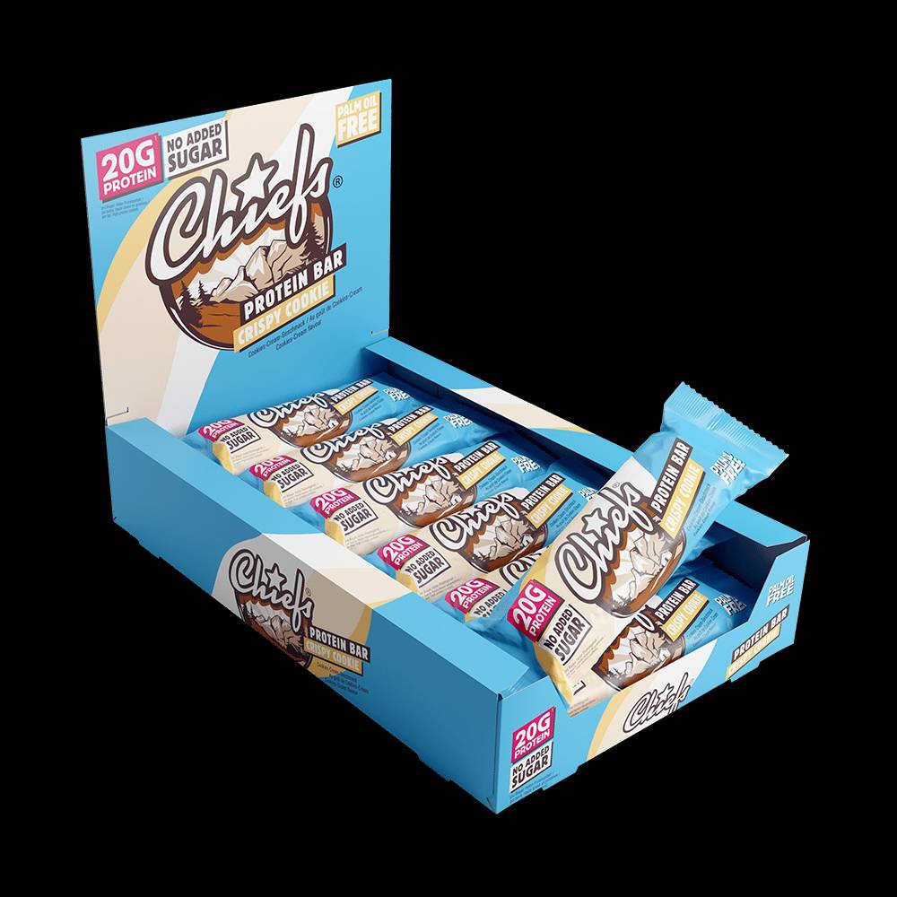 Protéine Barres Crispy Cookie 12 x 55 g