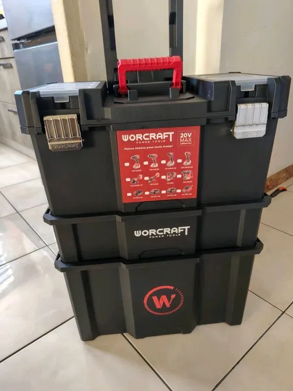 5 outils + 2 batteries 4ah+ 1 batterie 2ah+ chargeur double et chariot — visuel 9