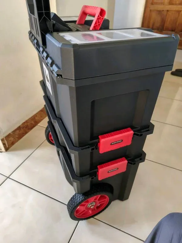 5 outils + 2 batteries 4ah+ 1 batterie 2ah+ chargeur double et chariot — visuel 10