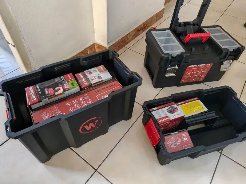 5 outils + 2 batteries 4ah+ 1 batterie 2ah+ chargeur double et chariot — visuel 12