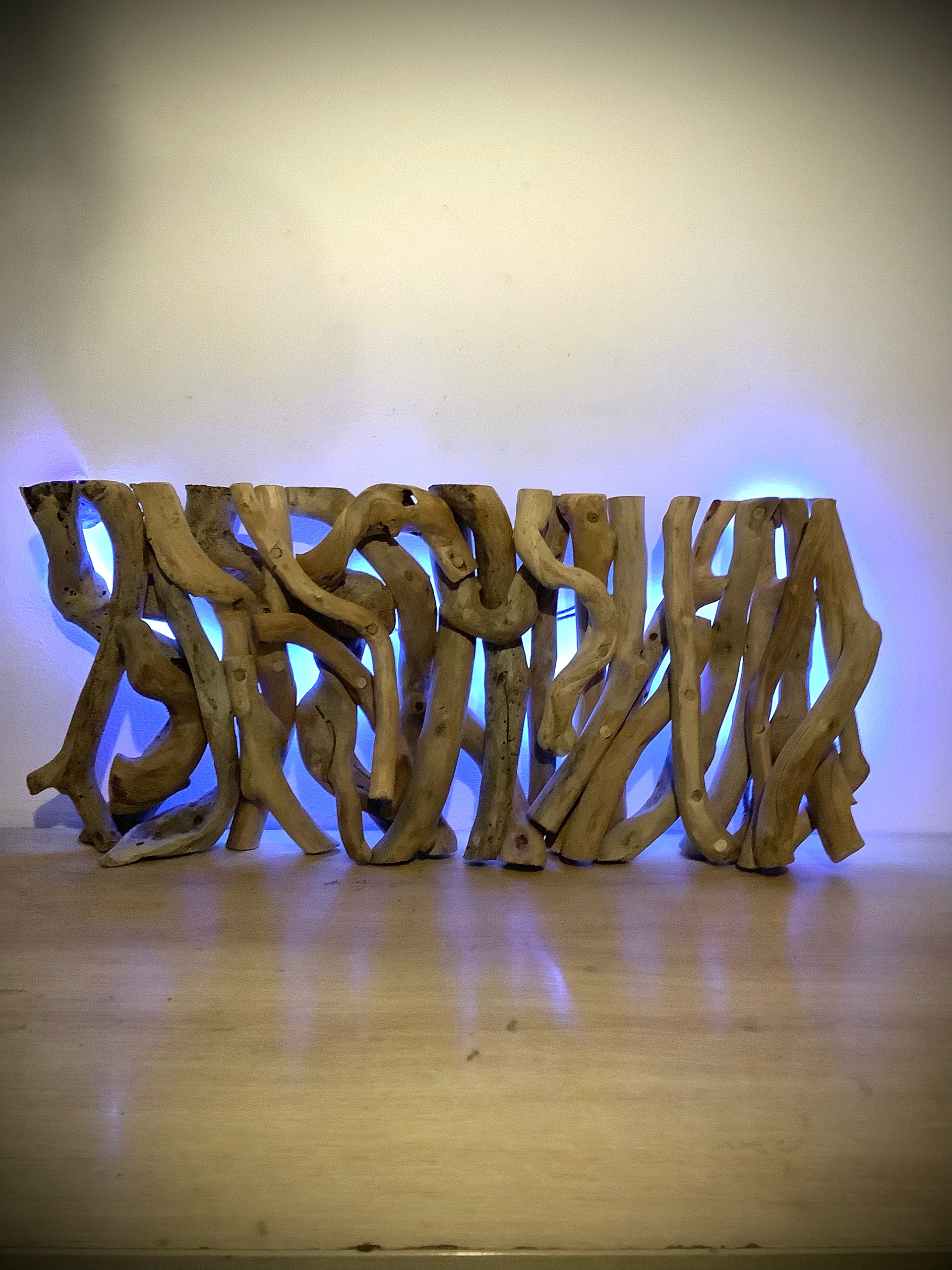 tableau de et en bois flotté lumineux — visuel 7