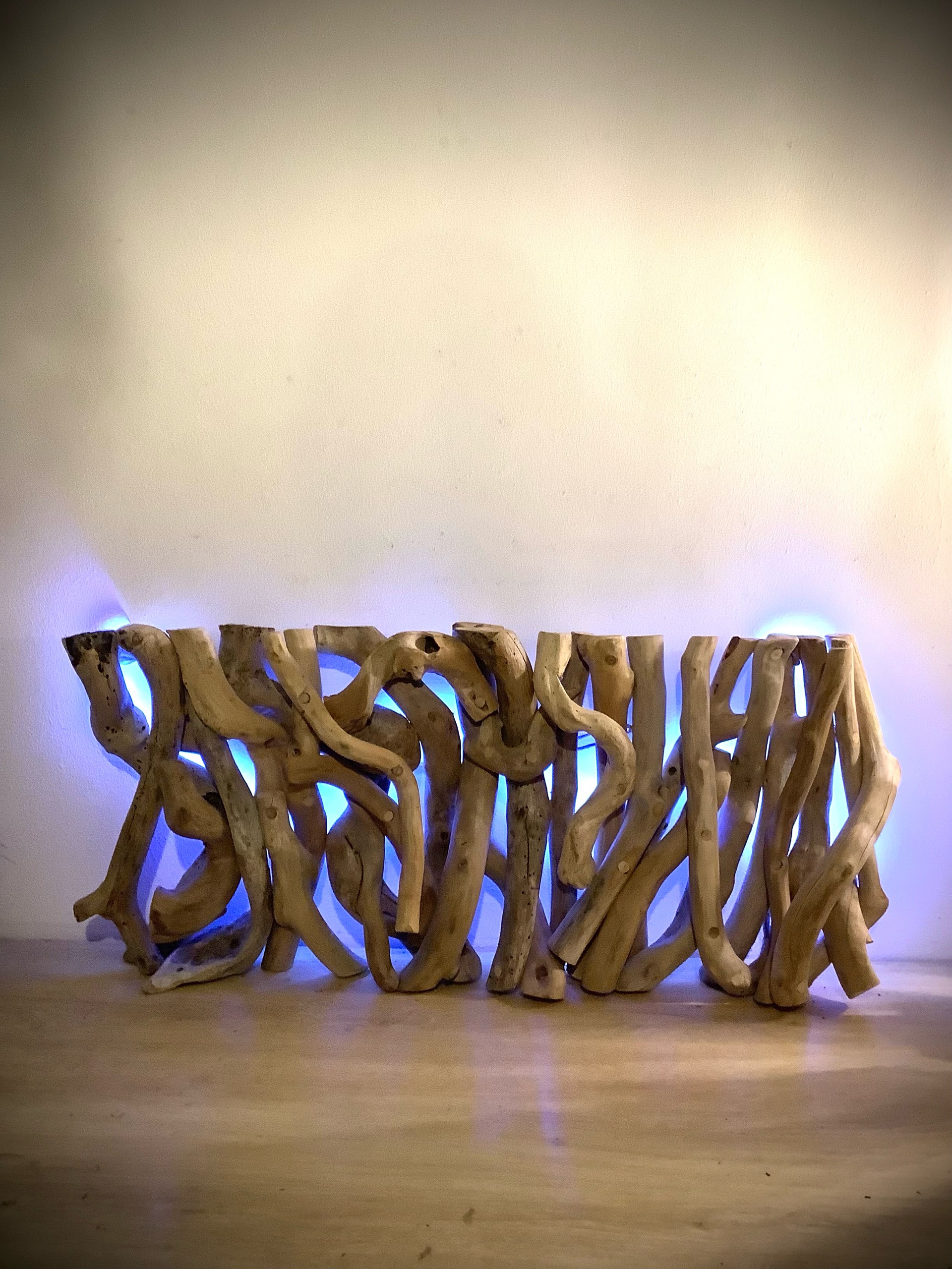 tableau de et en bois flotté lumineux — visuel 5