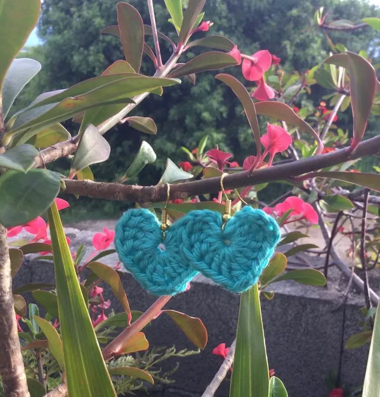 Boucle d’oreille au crochet — visuel 5