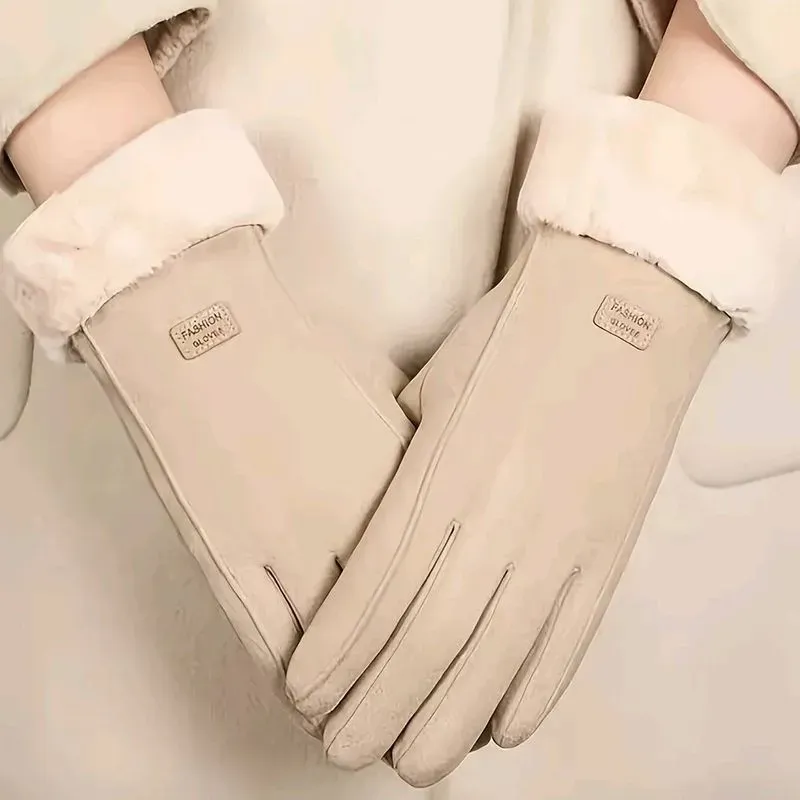 gants confortable pour écran tactile avec doublure en peluche  — visuel 4