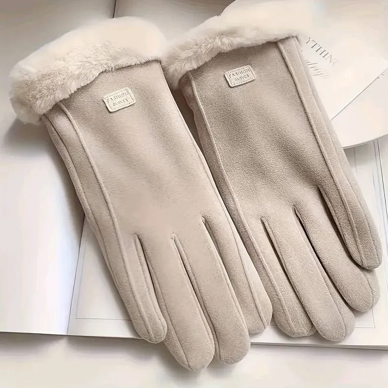 gants confortable pour écran tactile avec doublure en peluche  — visuel 3
