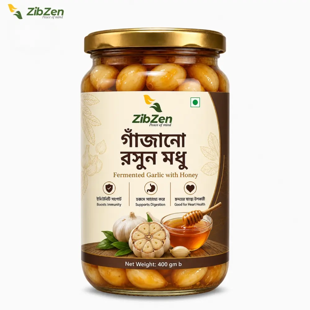 গাজানো রসুন মধুর জাদুকরী মিশ্রণ: প্রাকৃতিক অ্যান্টিবায়োটিক ও রোগ প্রতিরোধ