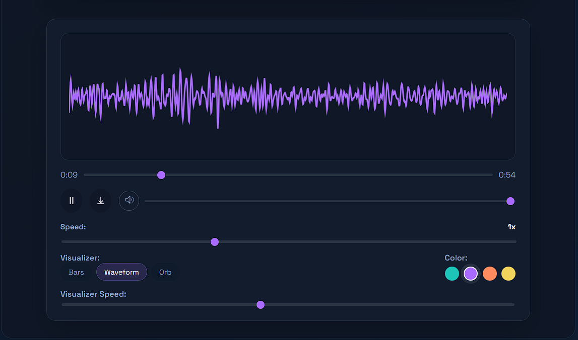 ZTTS — AI Text-to-Speech screenshot