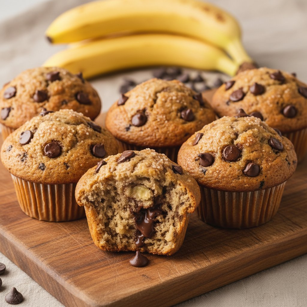 Heavenly Banana Chocolate Chip Muffins: The Ultimate Comfort Bake