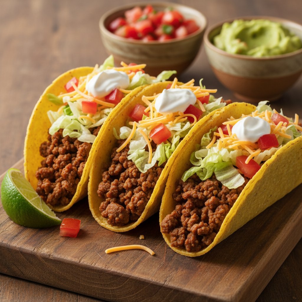 Classic Ground Beef Tacos: Your Go-To Weeknight Fiesta!