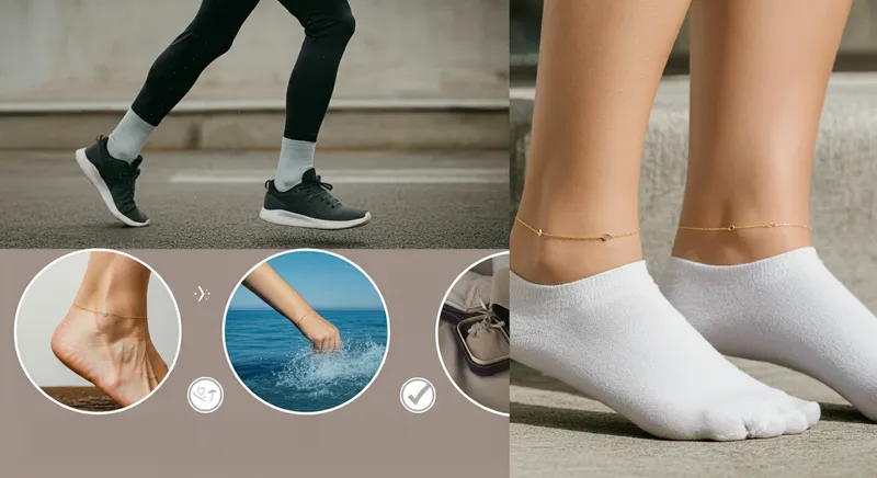 Tips for protecting your permanent anklet during various activities