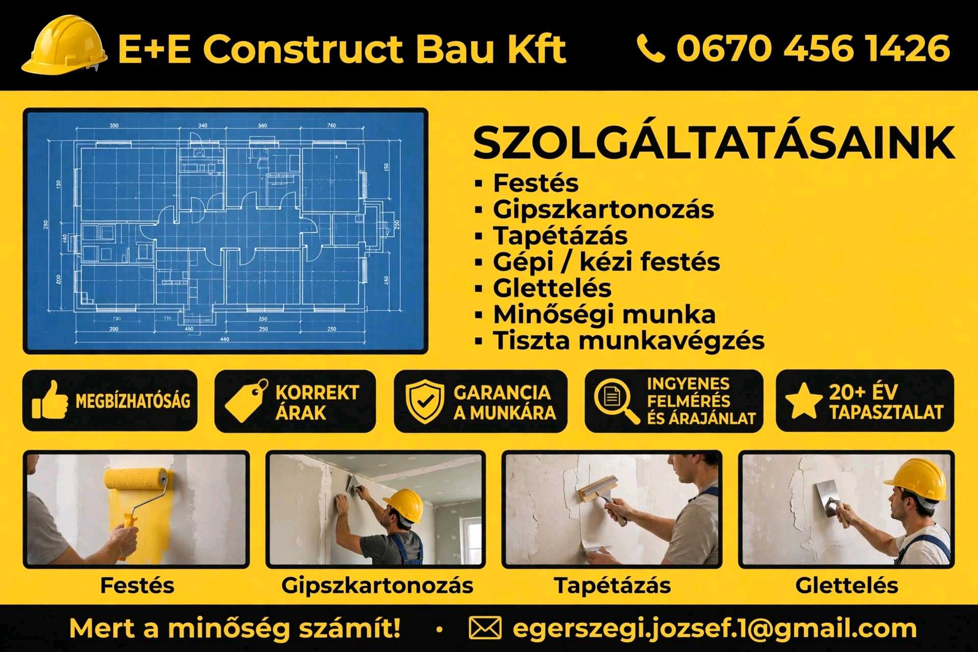 E+E Construct Bau Kft – lucrări 1