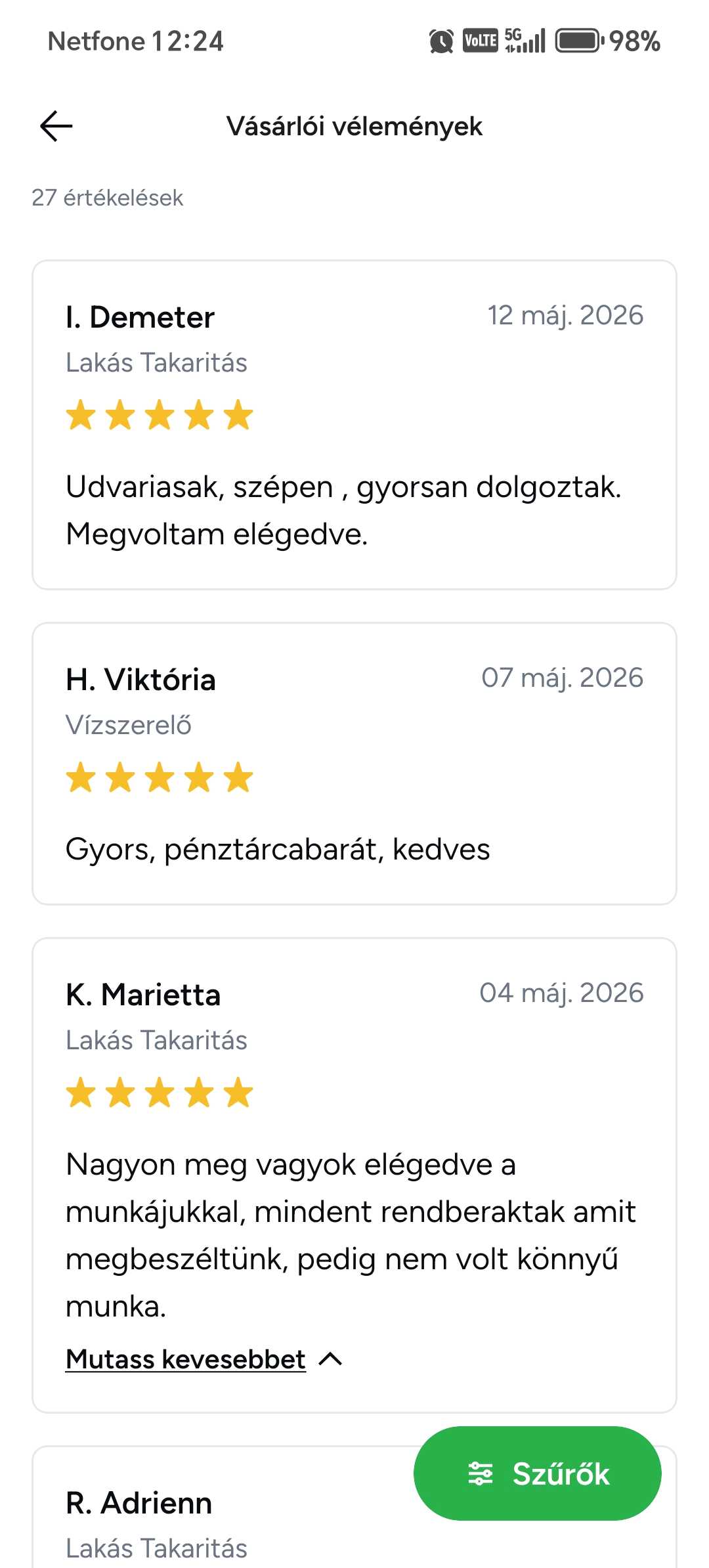 Váradi Dávid – lucrări 2
