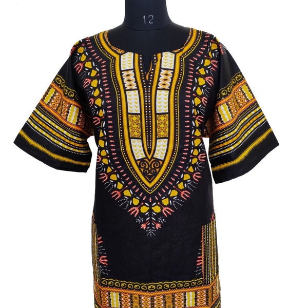 Black Dashiki Shirt