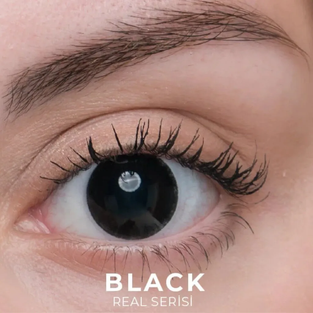 LA'BELLA LABELLA REAL BLACK Numarasız Renkli Lens