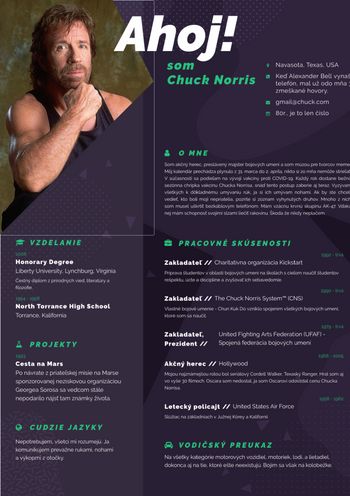 Životopis - Chuck Norris