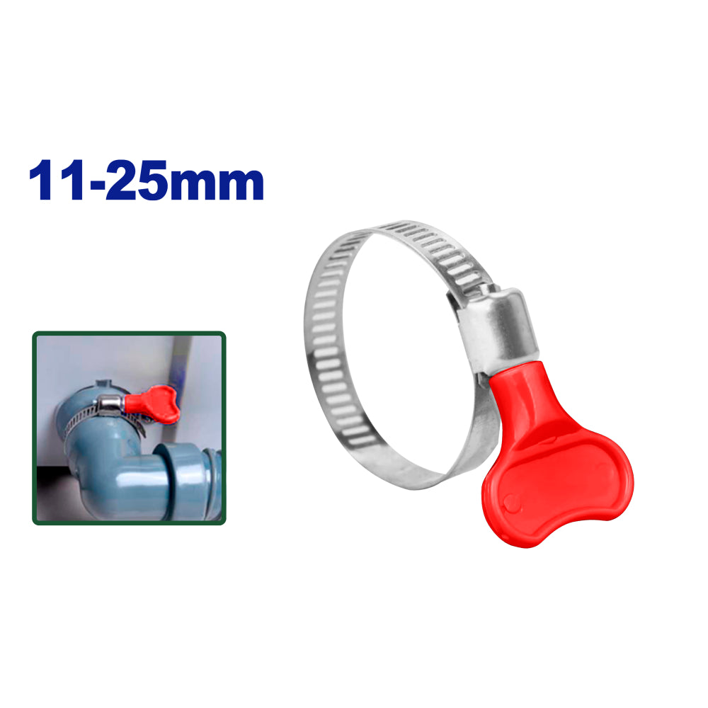 Colier metalic fluture reglabil 11-25  mm, 12.7 mm, emtop Thumbnail 1