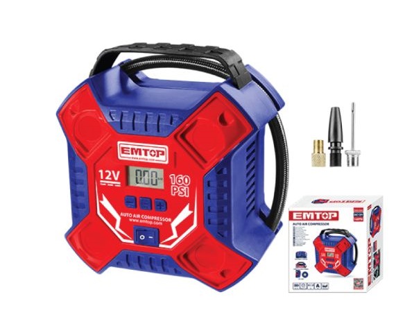 Compresor auto 12v 35l/min emtop Thumbnail 1