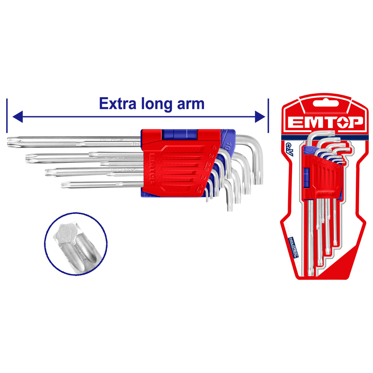 Chei torx imbus t10-t50 emtop Thumbnail 1