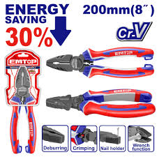 Cleste combinat cu efect de parghie ridicat 200 mm emtop Thumbnail 1