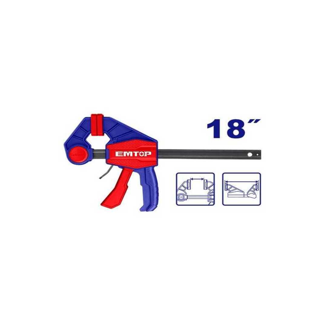 Menghina de tamplarie 450mm cu reglare rapida emtop