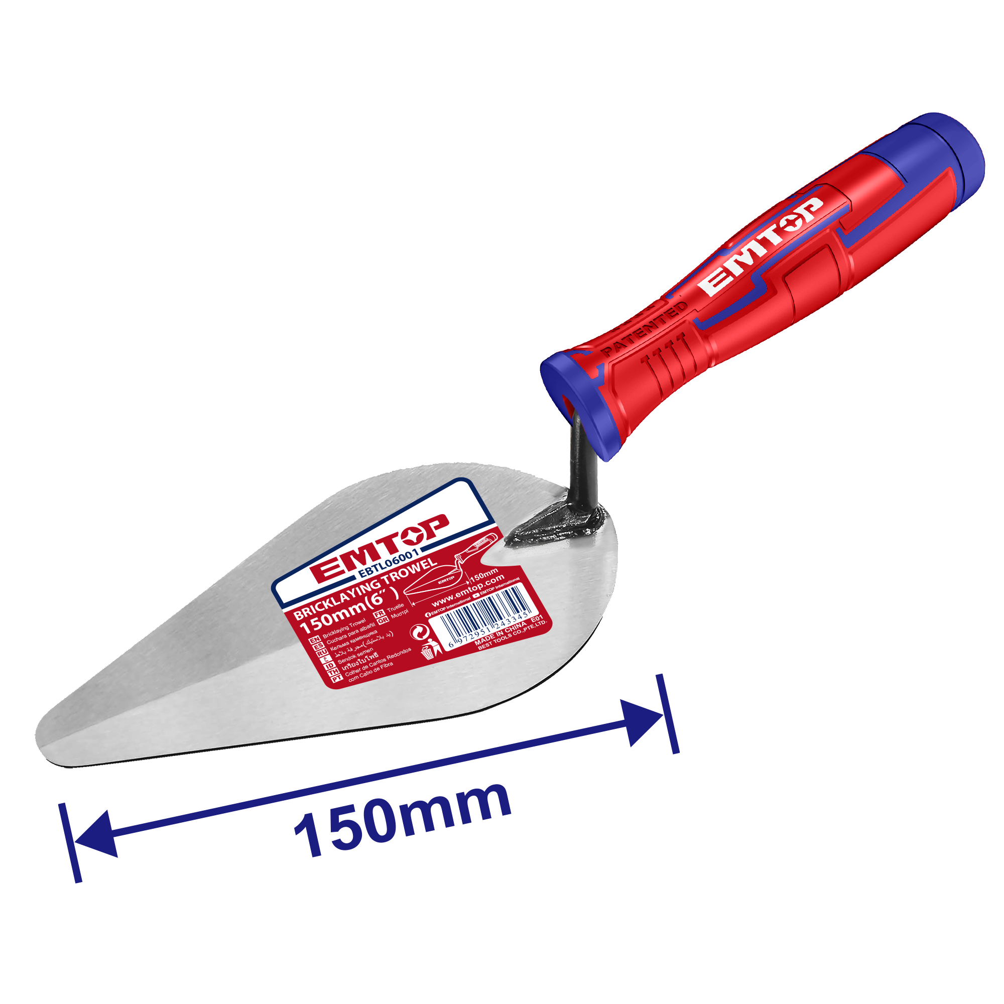 Mistrie de zidar 150 mm emtop