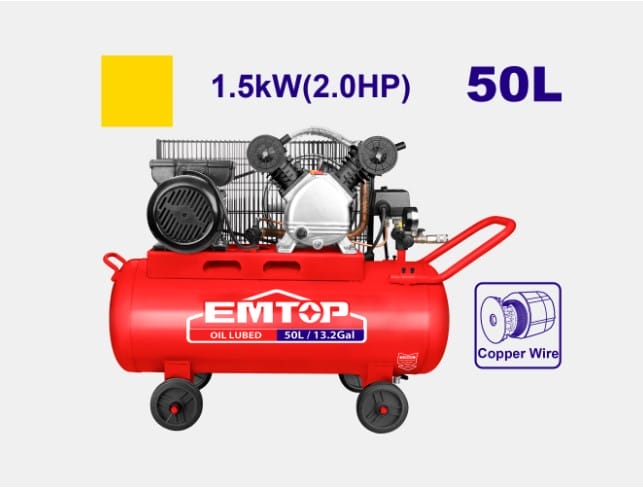 Compresor 50l, 1500 w,2.0 hp, emtop Thumbnail 1