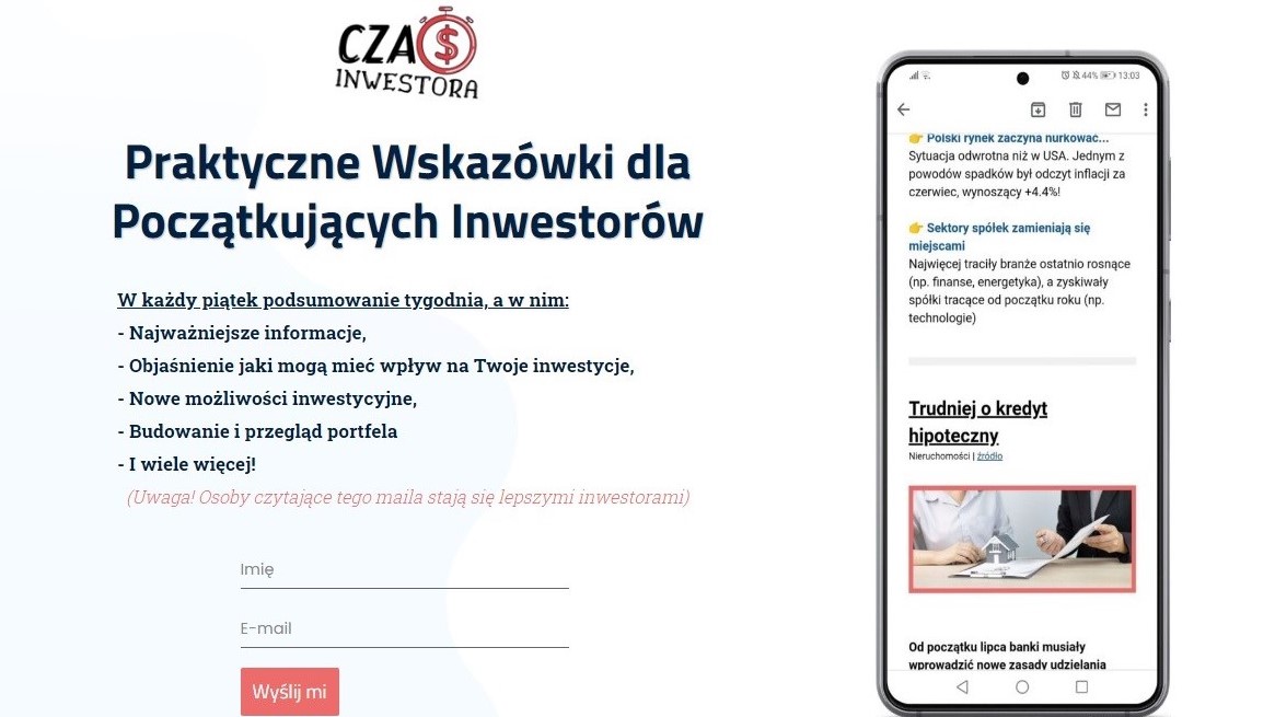 Czas Inwestora - newsletter logo