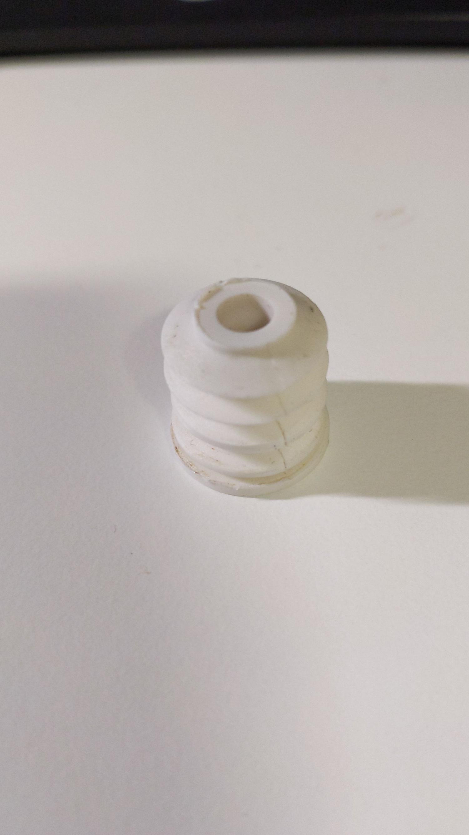 Vit gummifot för möbler bild 2