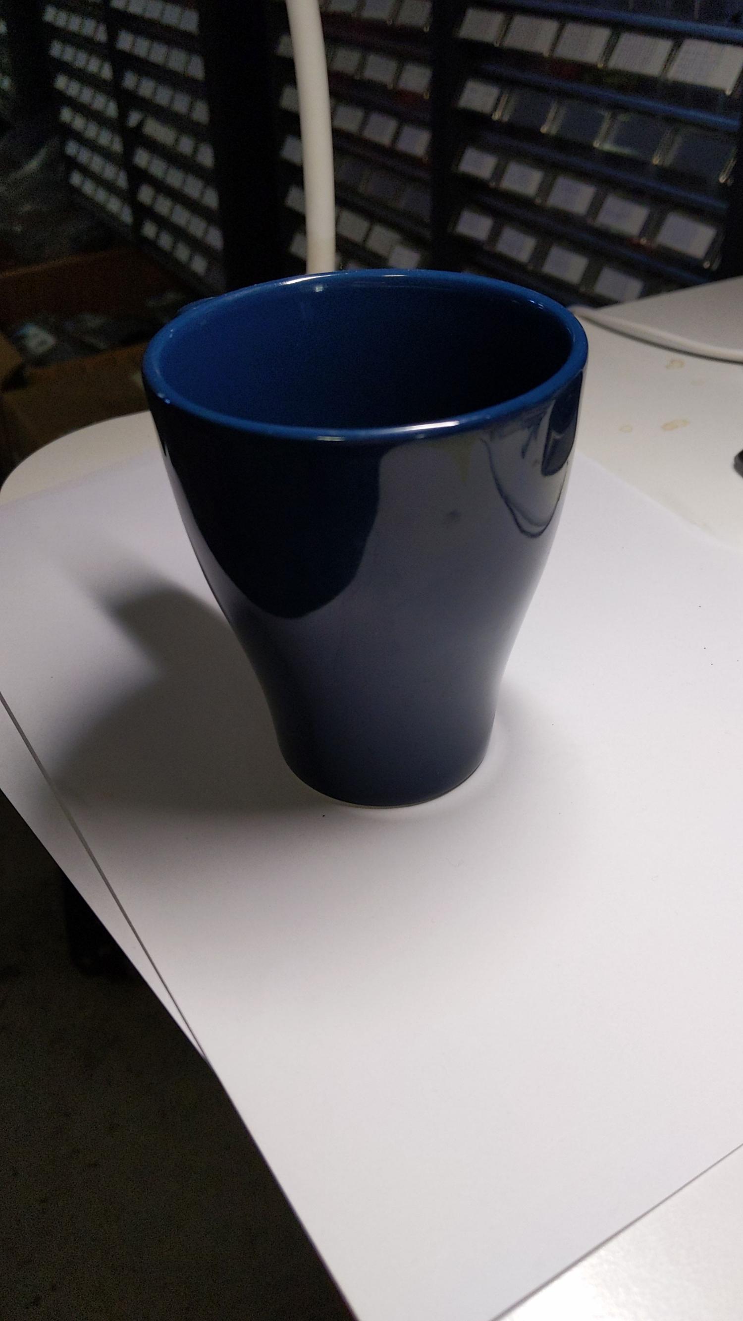 Blå mugg bild 2