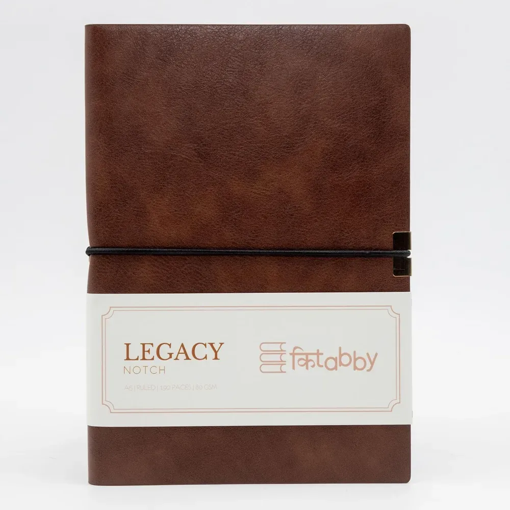 Legacy Notch Notebook with Pen - Brown — image 2