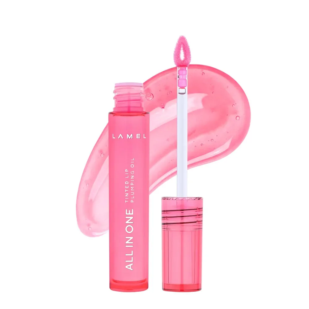 All-in-One Tinted Plumping Lip Oil - Watermelon