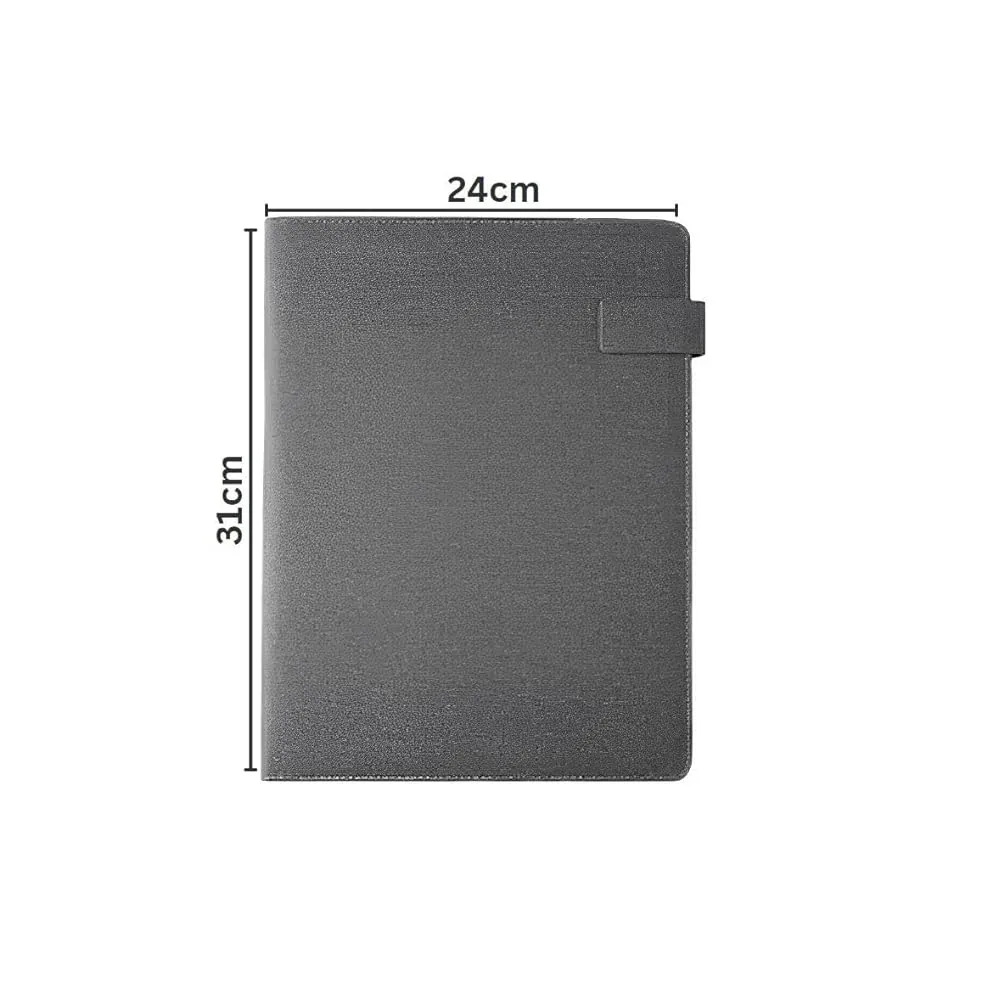 Magnetic Vegan Leather Padfolio - with Notebook — image 2