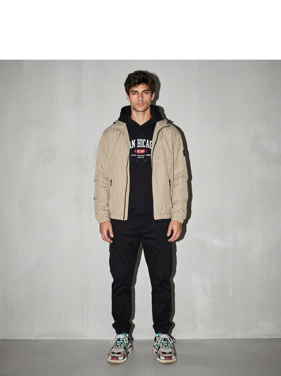 Hypebeast Drop Shot AI photo style example generated with Elyra — Lookbook energy for a drop that sells out in minutes.