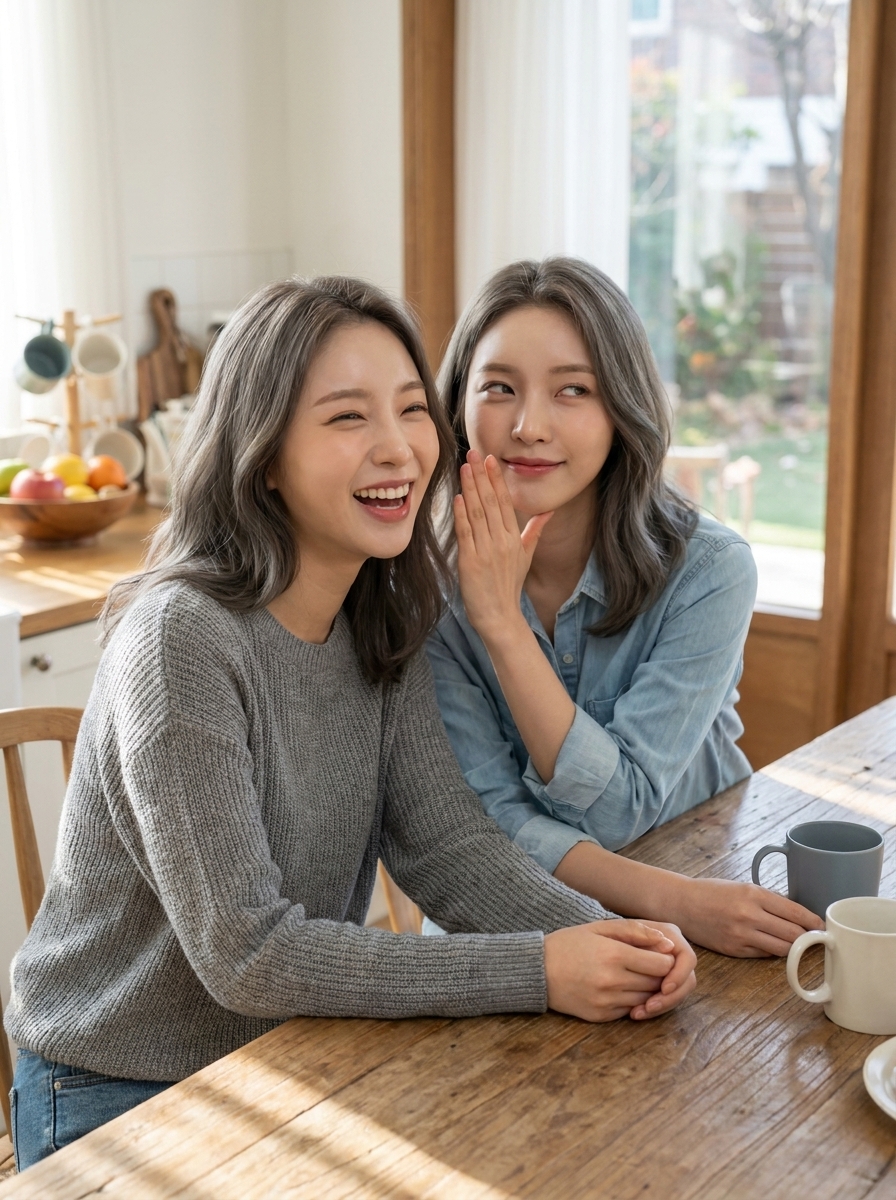 Meet Your Twin AI photo style example generated with Elyra — Two of you in one frame — and they disagree.
