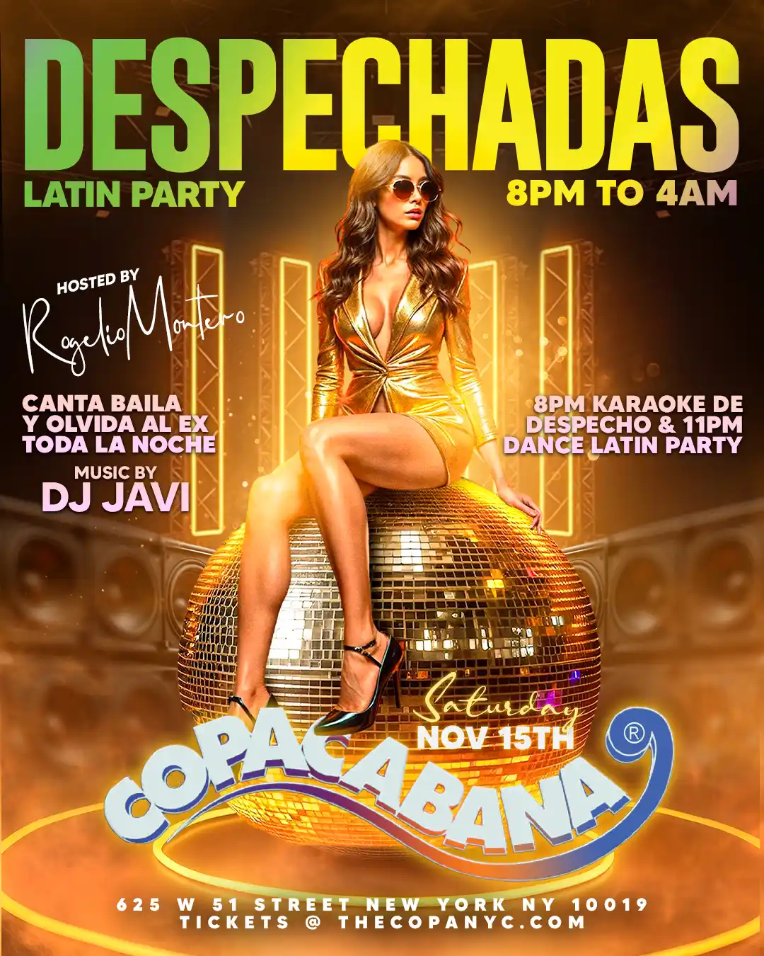 DESPECHADAS PARTY - La Noche de Canto y Desahogo!