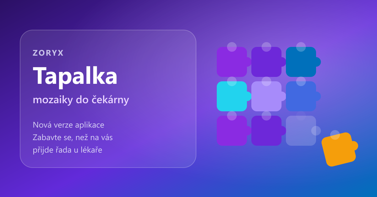 🧩 New app version: Tapalka — mosaics for the waiting room